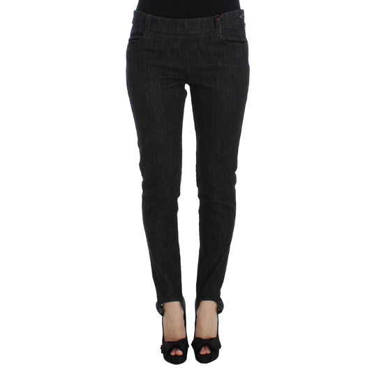 Ermanno Scervino Blue Cotton Slim Fit Denim Jeans