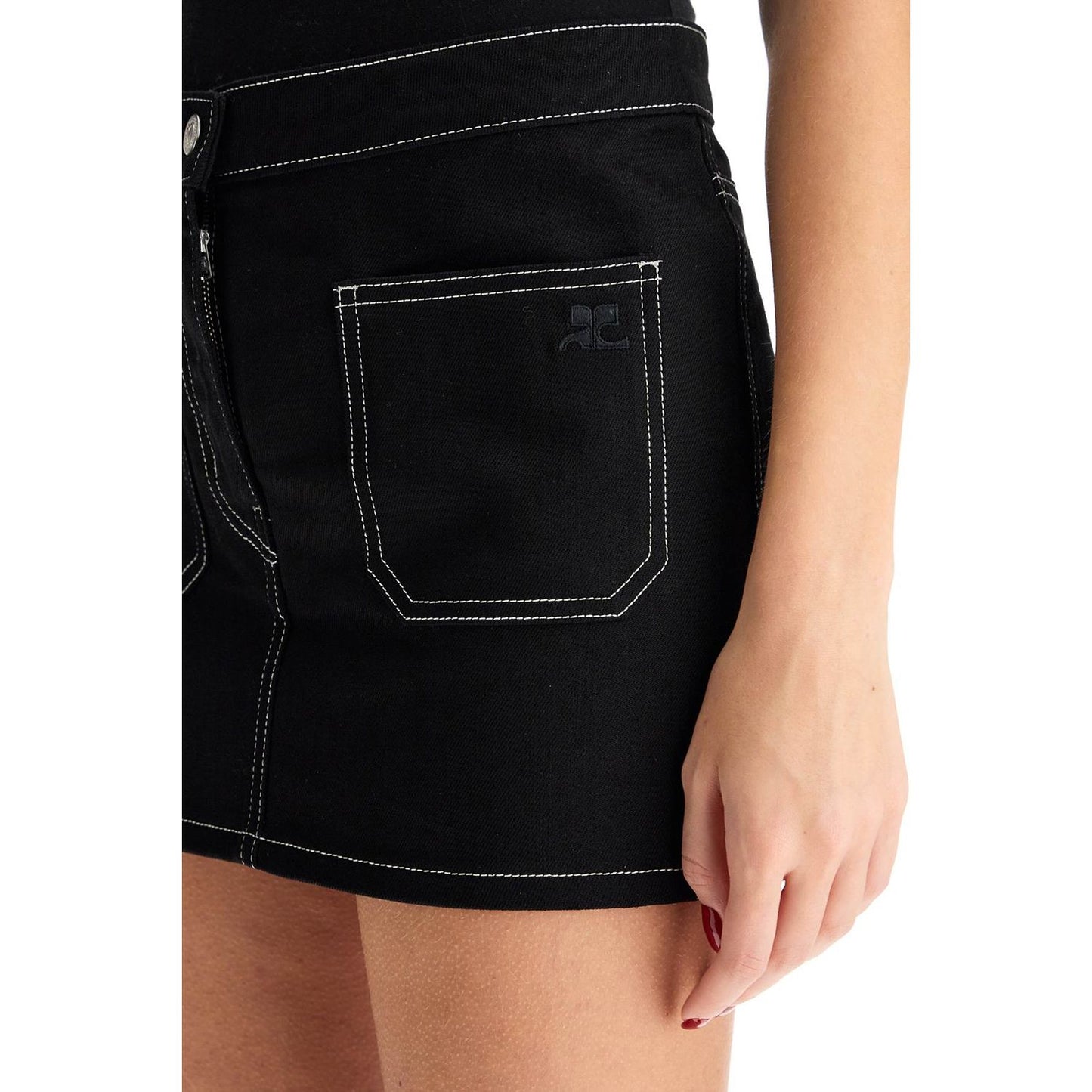 Courreges denim mini skirt Skirts Courreges