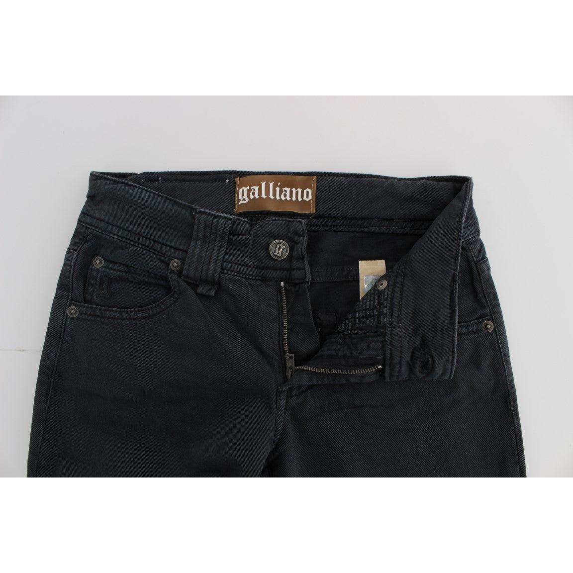 John Galliano Elegant Slim Fit Bootcut Denim Jeans John Galliano