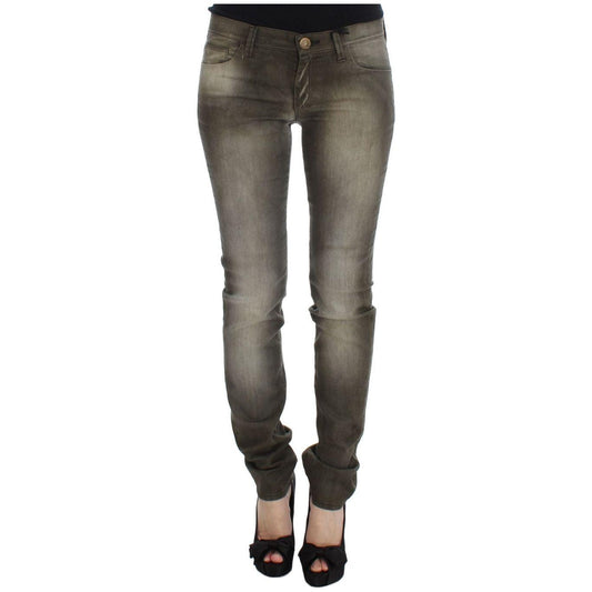 Ermanno Scervino Chic Gray Slim Fit Italian Denim Ermanno Scervino