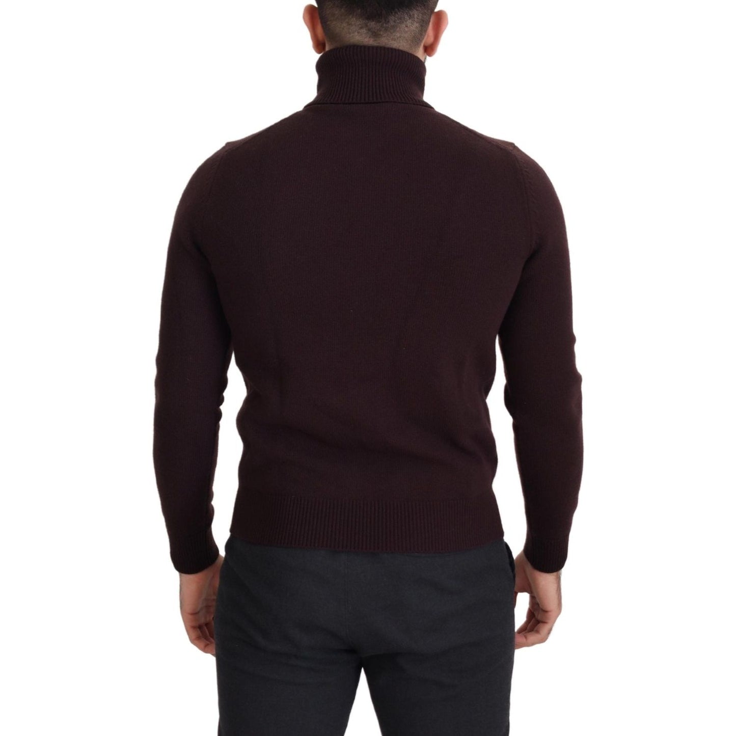 Dolce & Gabbana Elegant Turtleneck Wool Pullover Sweater Dolce & Gabbana