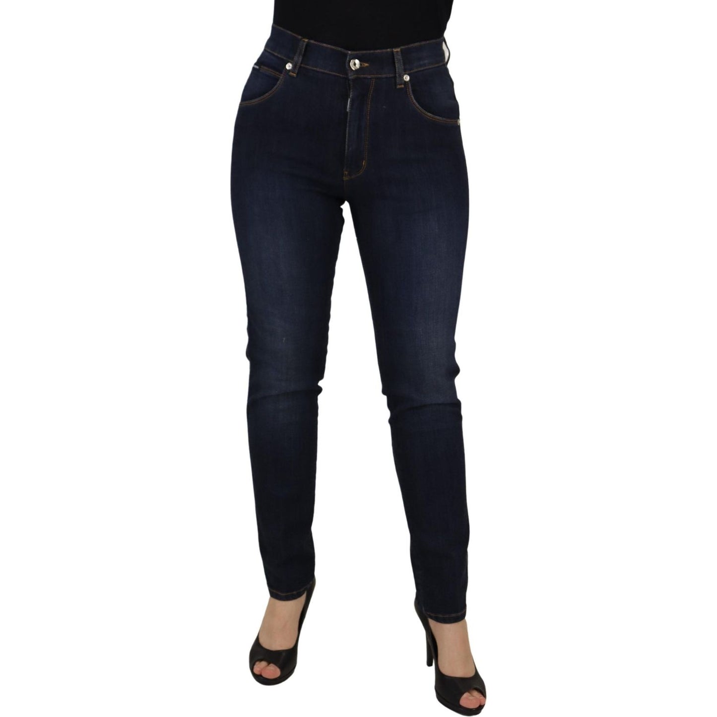 Dolce & Gabbana Elevate Your Denim Game with High Waist Skinny Jeans Dolce & Gabbana