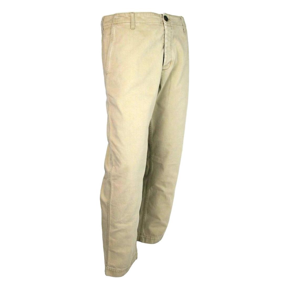 Light Brown Washed Cotton Pant Gucci Print Gucci