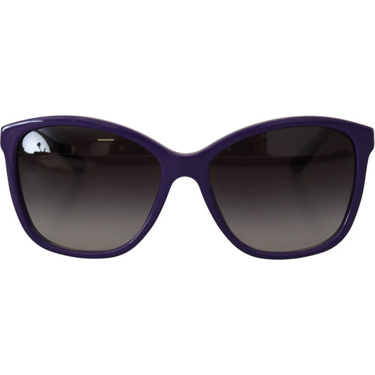 Elegant Violet Round Sunglasses for Women