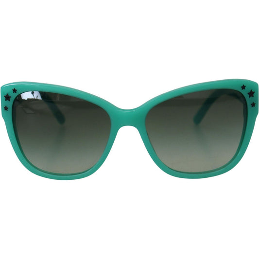 Dolce & Gabbana Green Stars Acetate Square Shades DG4124 Sunglasses Dolce & Gabbana