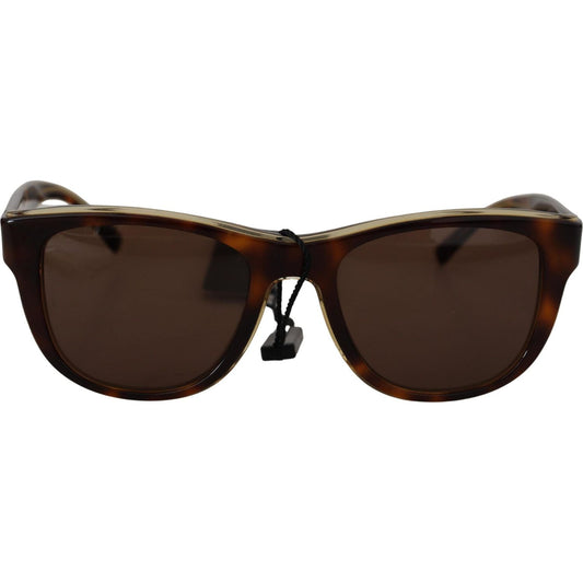 Dolce & Gabbana Chic Unisex Brown Acetate Sunglasses Dolce & Gabbana