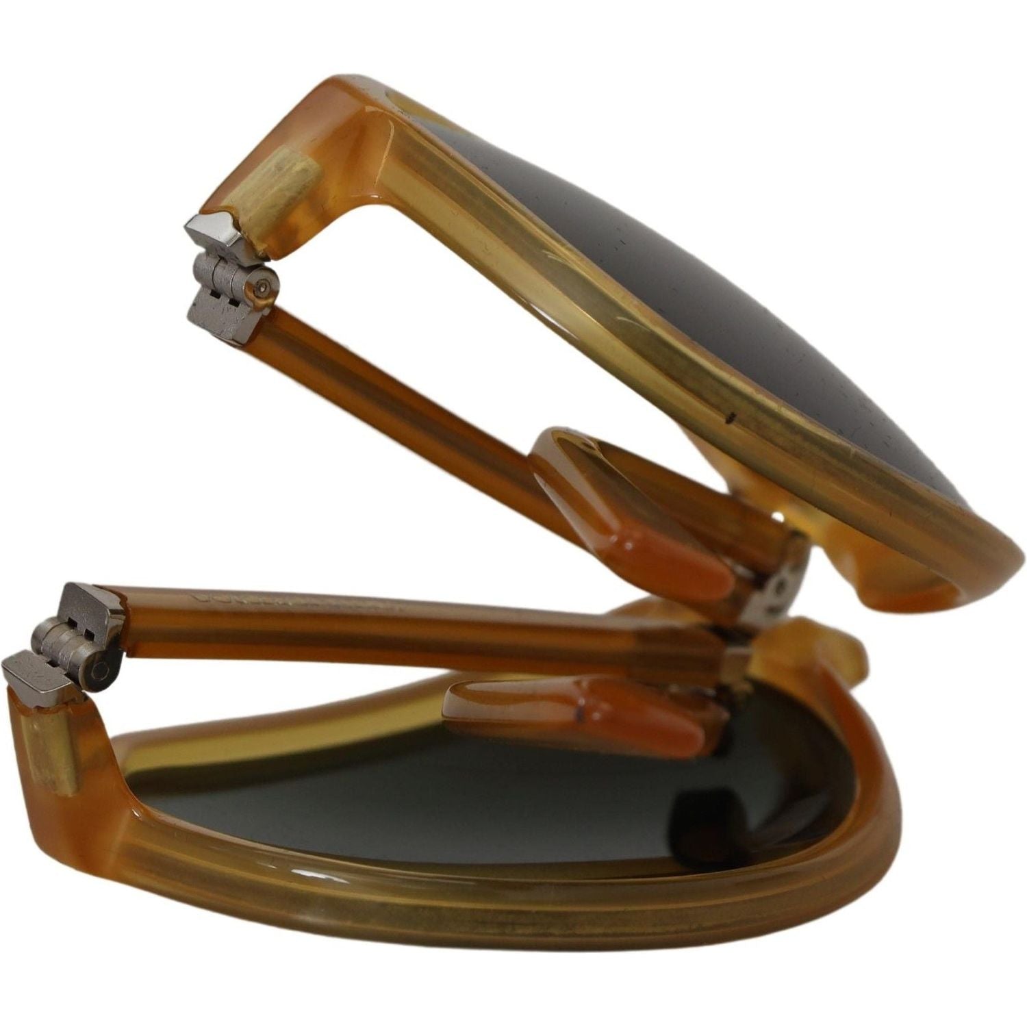 别致的黄色飞行员醋酸纤维太阳镜