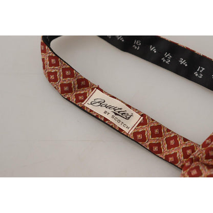 Scotch & Soda Multicolor Silk Adjustable Neck Papillon Men Bow Tie 1728,67345645728,Accessories,Bowties - Ties and Formal Accessories - Accessories,Material: Silk,Men,Men - Accessories,Multicolor,New with tags,Scotch & Soda,Ties & Bowties - Men - Accessor