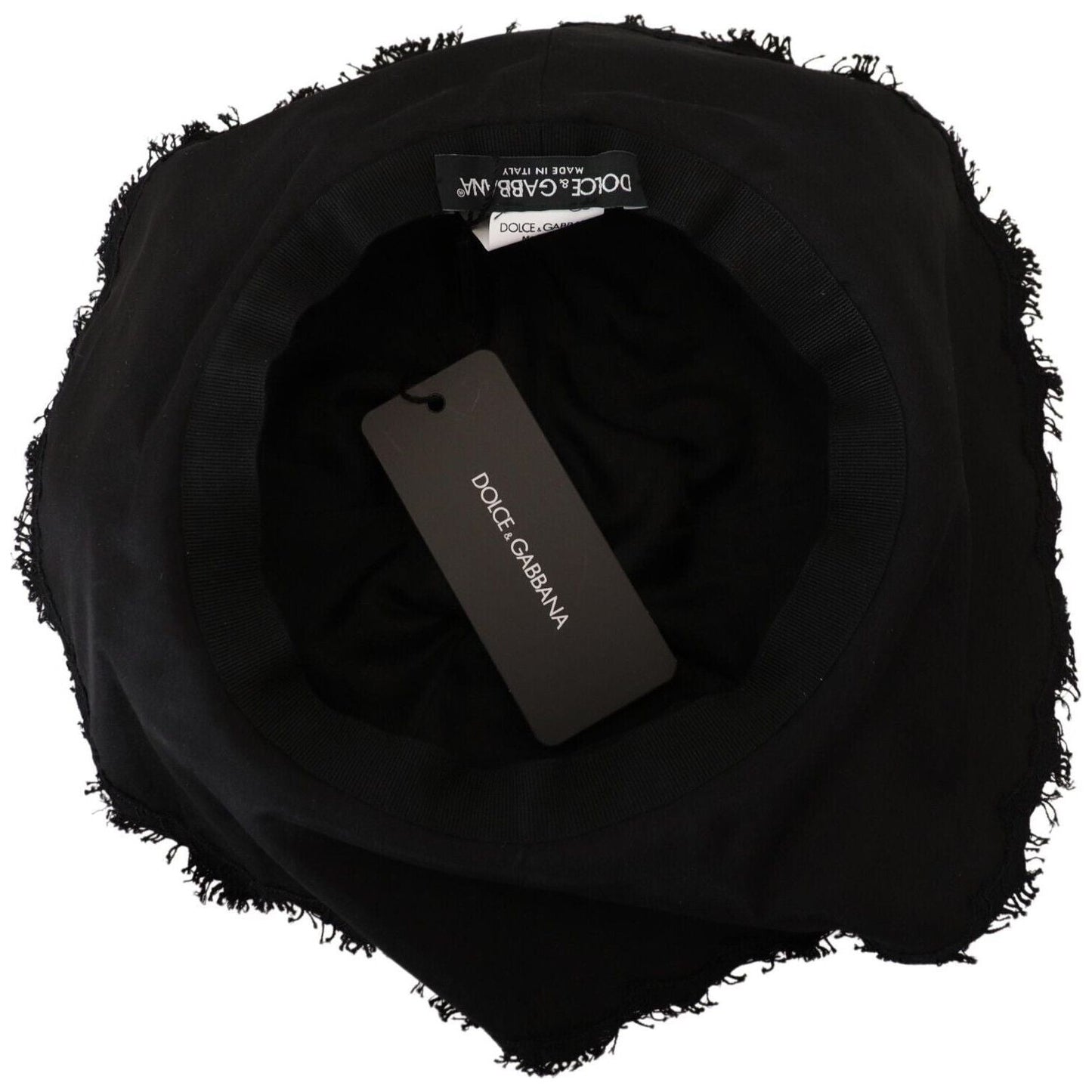 Dolce & Gabbana Elegant Sun-Ready Black Designer Hat Dolce & Gabbana