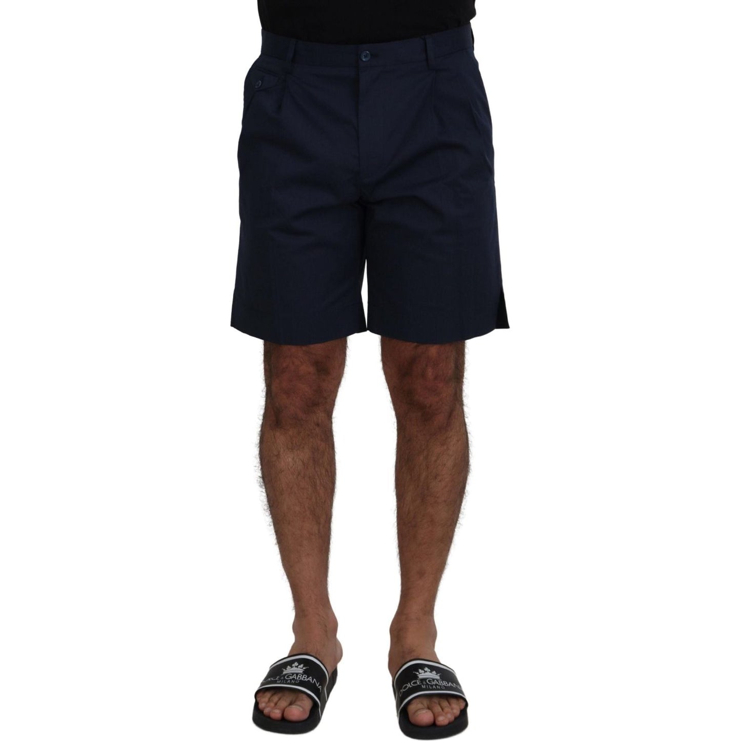 Dolce & Gabbana Elegant Blue Chino Shorts Dolce & Gabbana