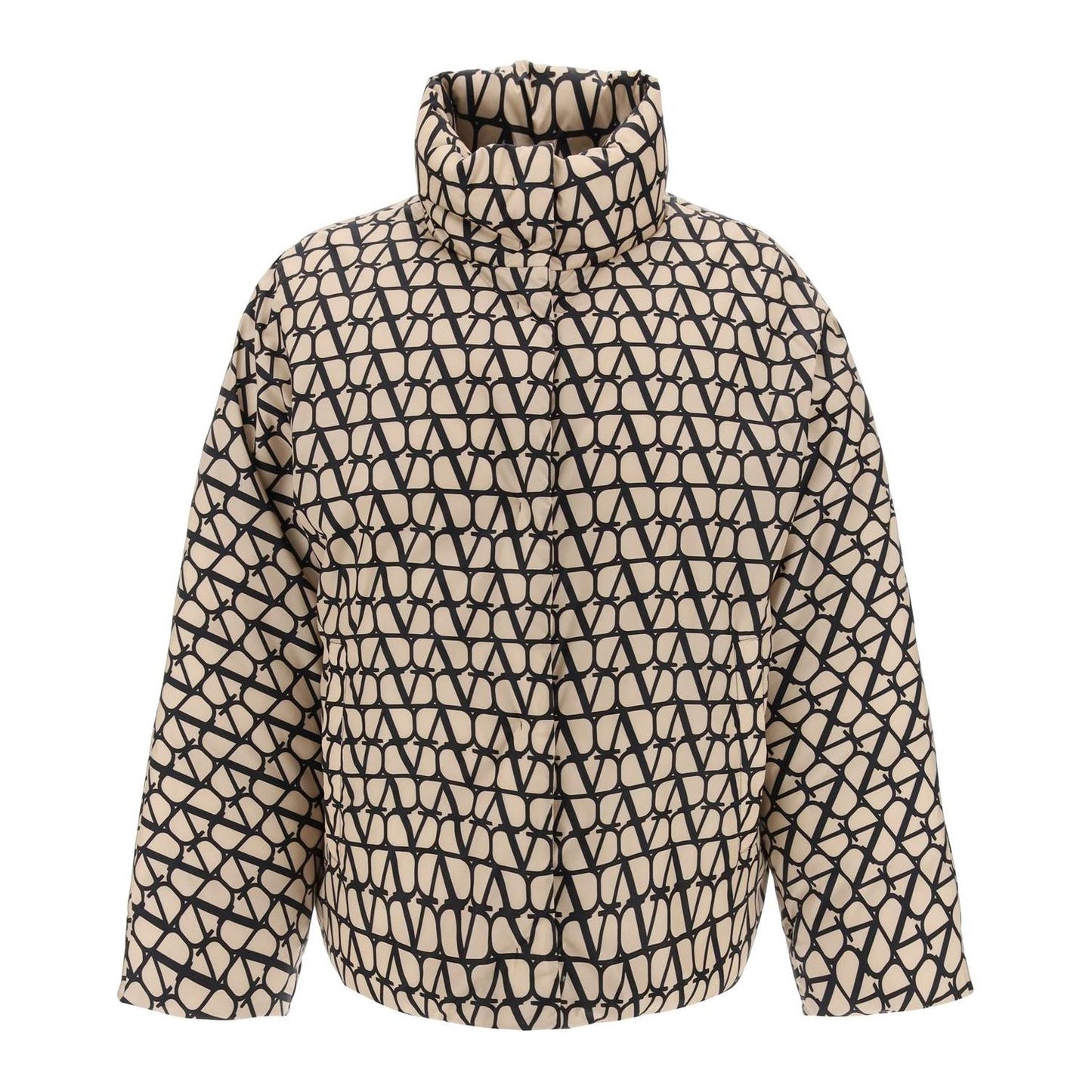 Valentino Garavani toile iconographe oversized puffer jacket Jackets Valentino Garavani