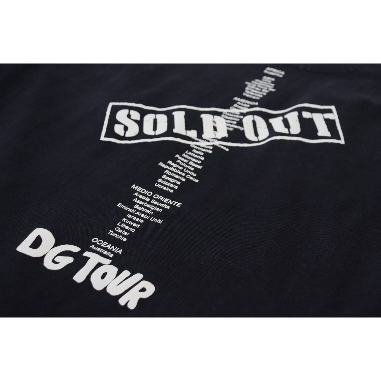 Dolce & Gabbana Black D&G Fashion Round Neck Cotton T-shirt