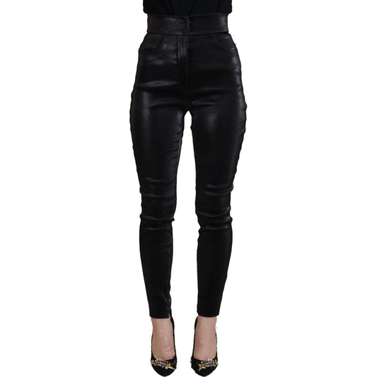 Dolce & Gabbana Elegant Black Denim Pants - Tailored Fit Dolce & Gabbana