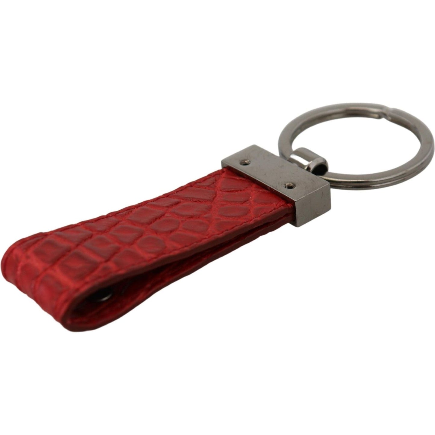 Dolce & Gabbana Chic Red Leather Keychain & Charm Accessory Dolce & Gabbana