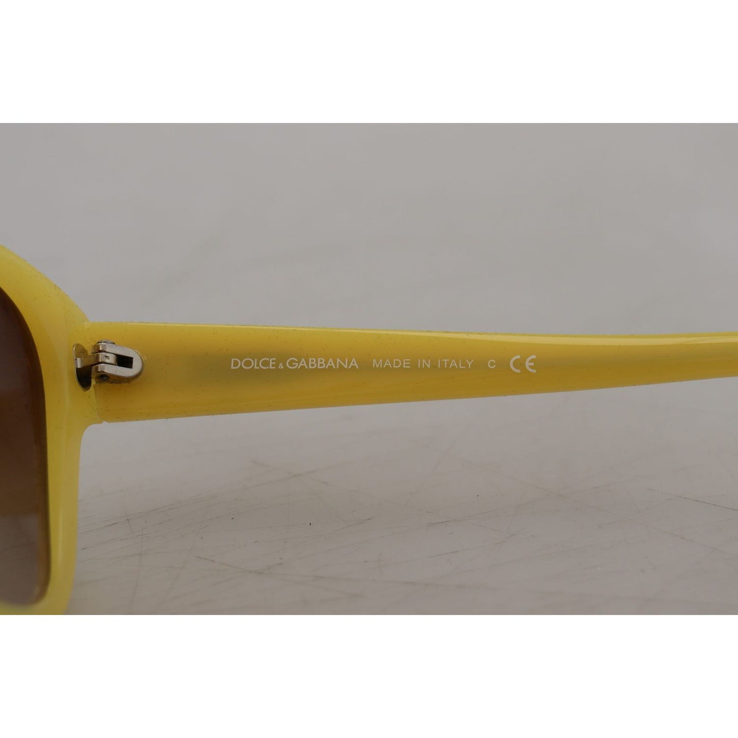 Dolce & Gabbana Chic Yellow Acetate Gradient Sunglasses Dolce & Gabbana