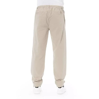 Baldinini Trend Beige Cotton Jeans & Pant