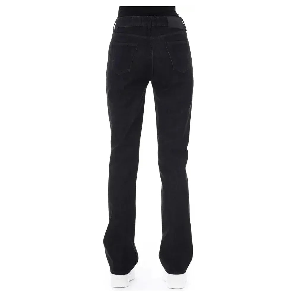 Baldinini Trend Black Cotton Women Jean Baldinini Trend