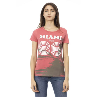 Trussardi Action Multicolor Cotton Women T-Shirt