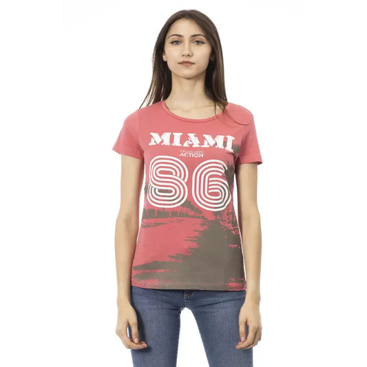 Trussardi Action Multicolor Cotton Women T-Shirt