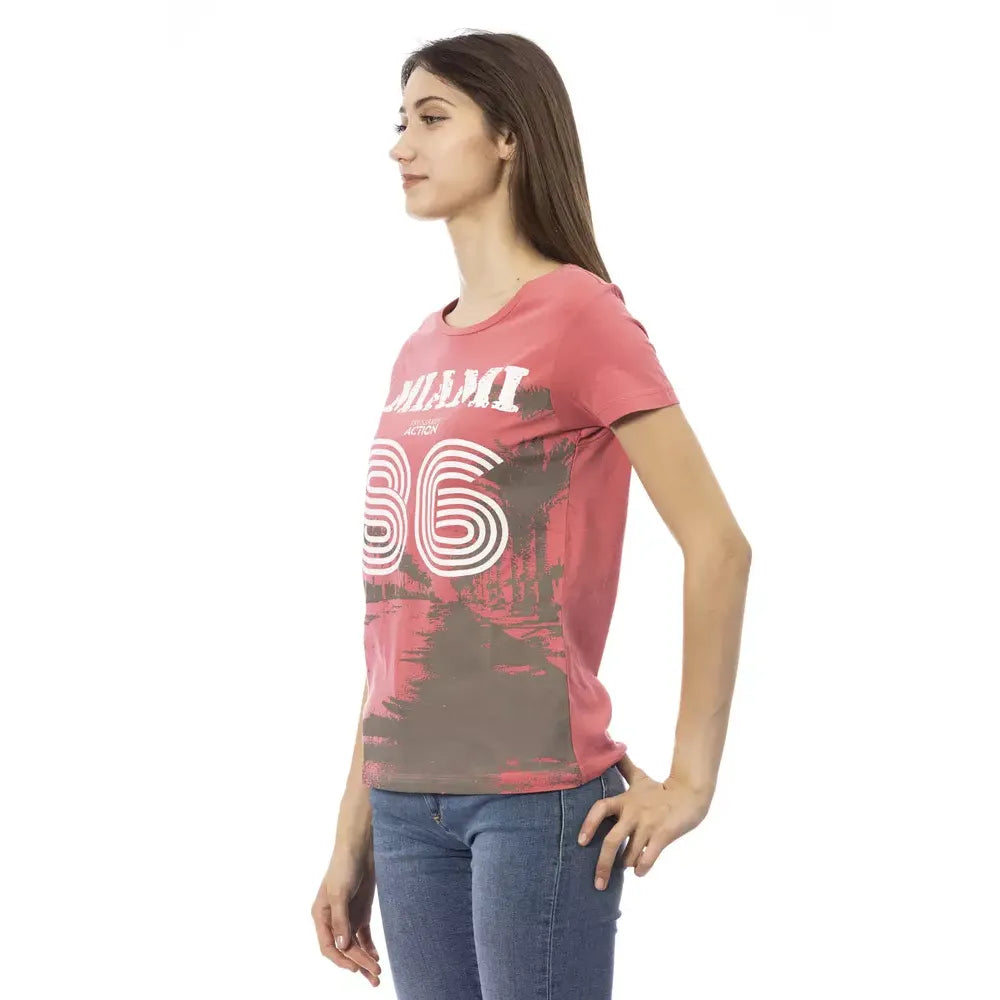 Trussardi Action Multicolor Cotton Women T-Shirt