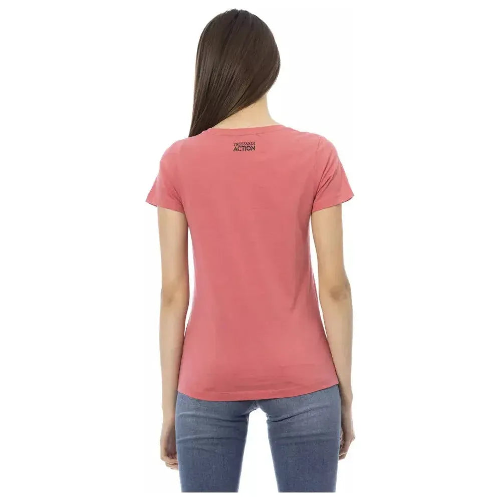 Trussardi Action Multicolor Cotton Women Top Trussardi Action