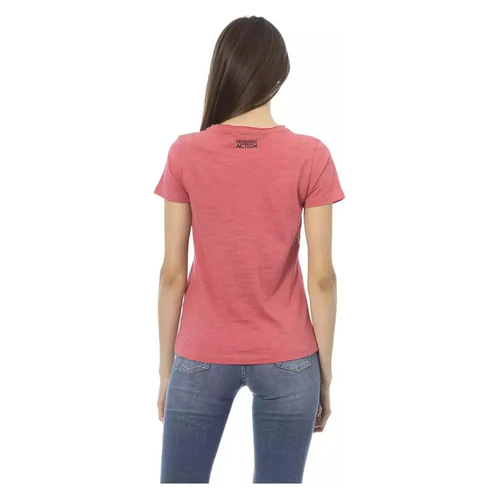 Trussardi Action Multicolor Cotton Women T-Shirt Trussardi Action