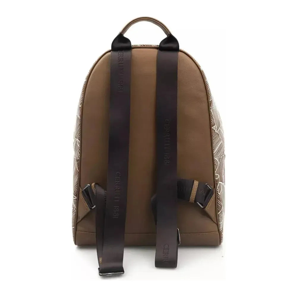 Front view with bag zipped and handles upright.