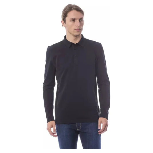 Verri Elegant Embroidered Long Sleeve Polo Shirt Verri