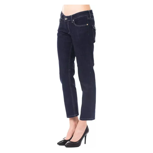 Ungaro Fever Blue Cotton Women Capri Jeans Ungaro Fever