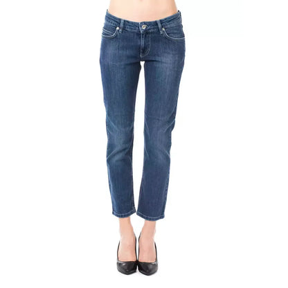 Ungaro Fever Light Blue Cotton Women Jeans