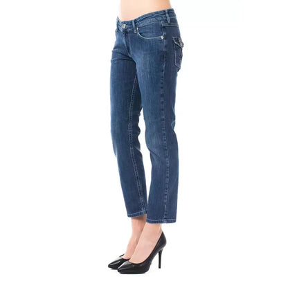Ungaro Fever Light Blue Cotton Women Jeans