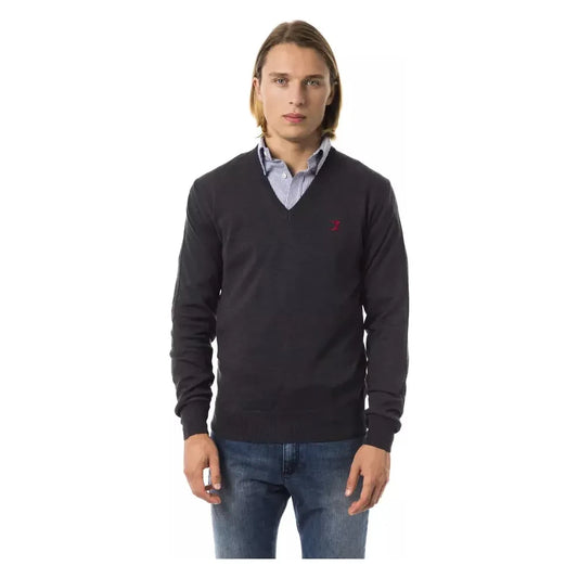 Uominitaliani V-Neck Extrafine Merino Wool Sweater Uominitaliani