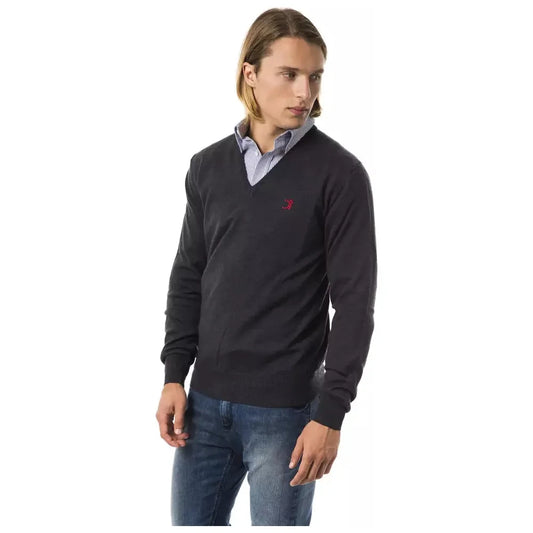 Uominitaliani V-Neck Extrafine Merino Wool Sweater Uominitaliani