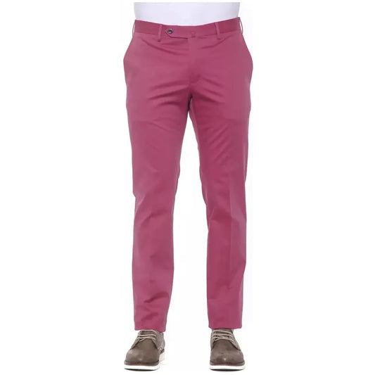 PT Torino Fuchsia Cotton Men Trouser Jeans & Pants PT Torino