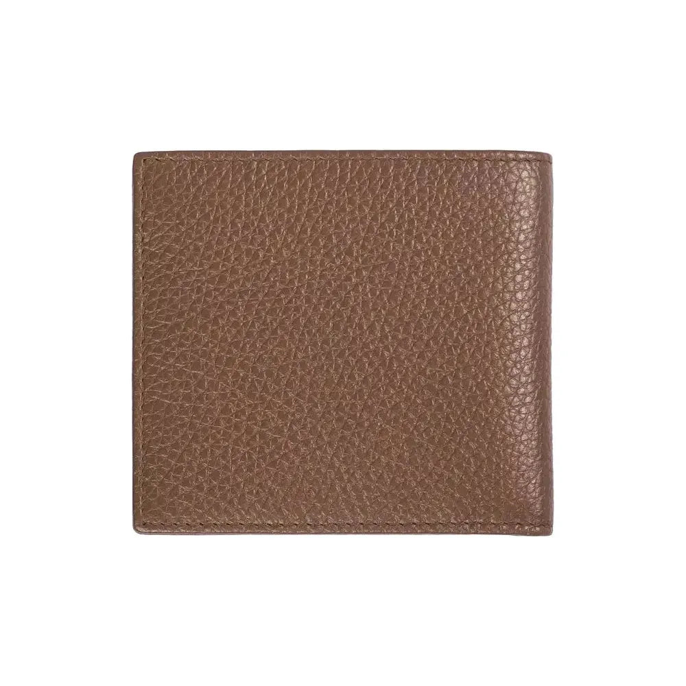 Trussardi Brown Leather Men Wallet Trussardi