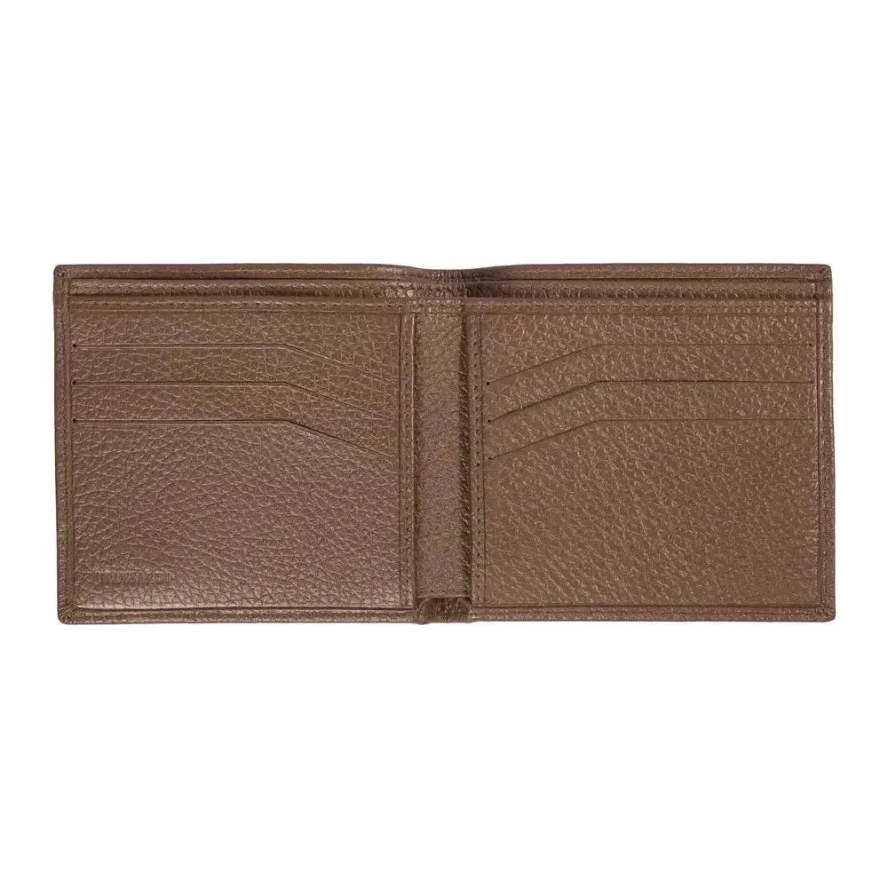 Trussardi Brown Leather Men Wallet Trussardi