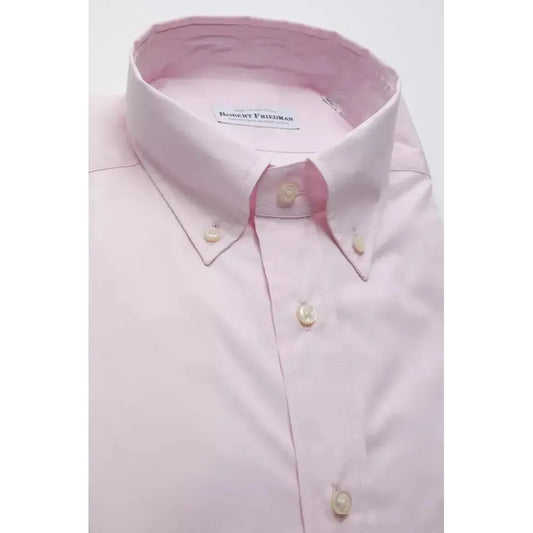 Robert Friedman Multicolor Cotton Men Shirt Robert Friedman