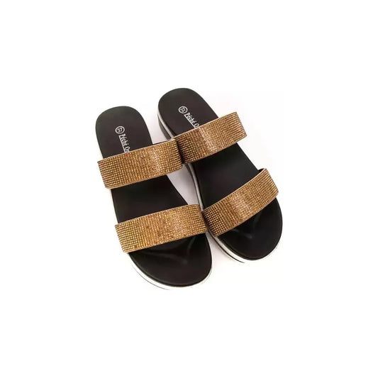 Péché Originel Beige Textile Women Sandal WOMAN SANDALS Péché Originel