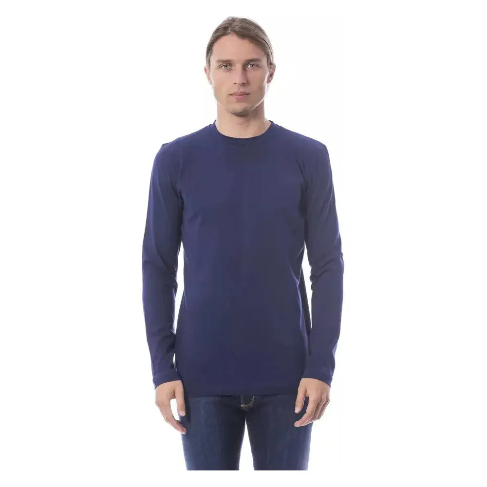 Verri Blue Cotton Men T-Shirt Verri