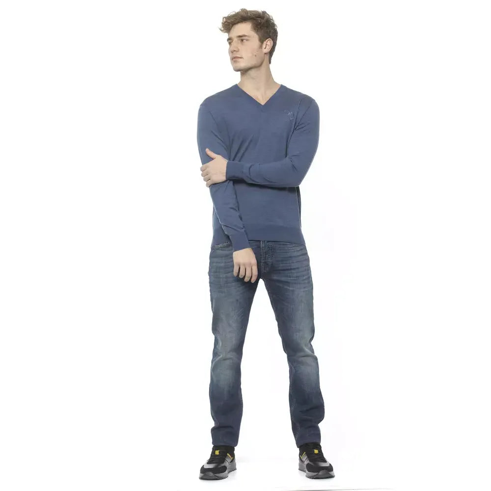 Billionaire Italian Couture Blue Cashmere Sweater
