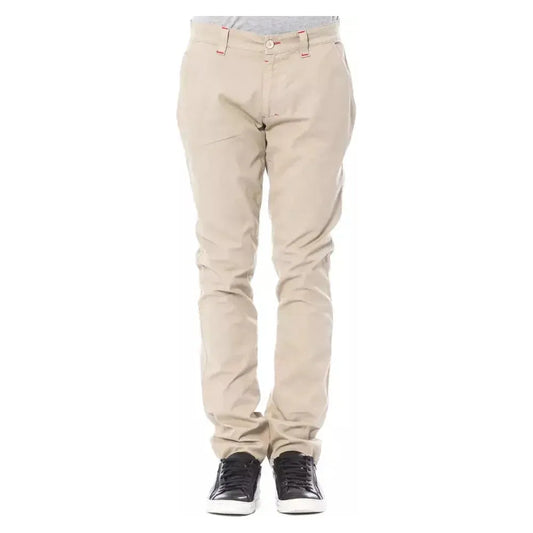 Verri Beige Cotton Men Chino Pant