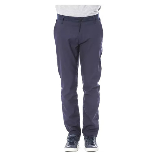 Verri Elegant Blue Classic Trousers Verri