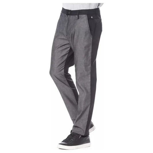 Verri Classic Black Cotton Pants Verri