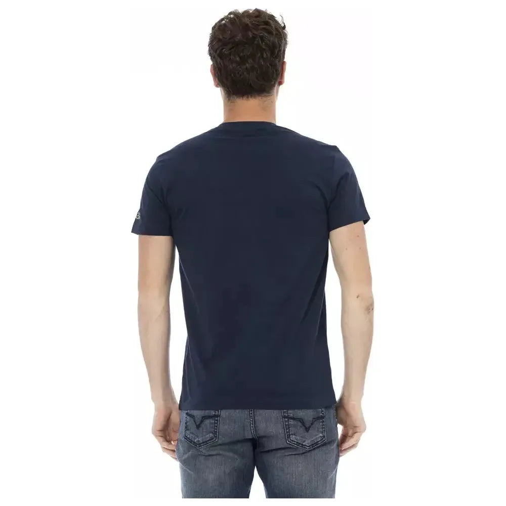 Trussardi Action Blue Cotton Men's T-Shirt