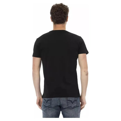 Trussardi Action Black Cotton Men's T-Shirt