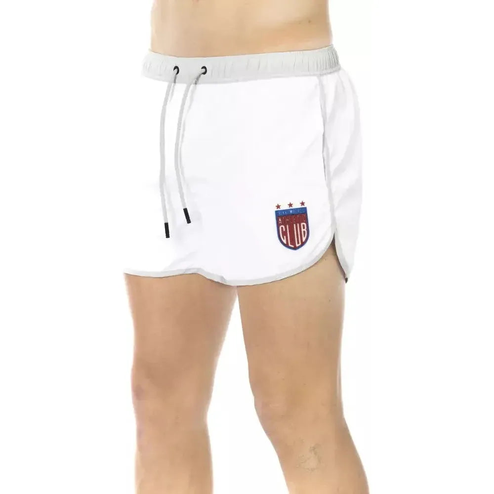 Bikkembergs White Polyester Men's Swim Short