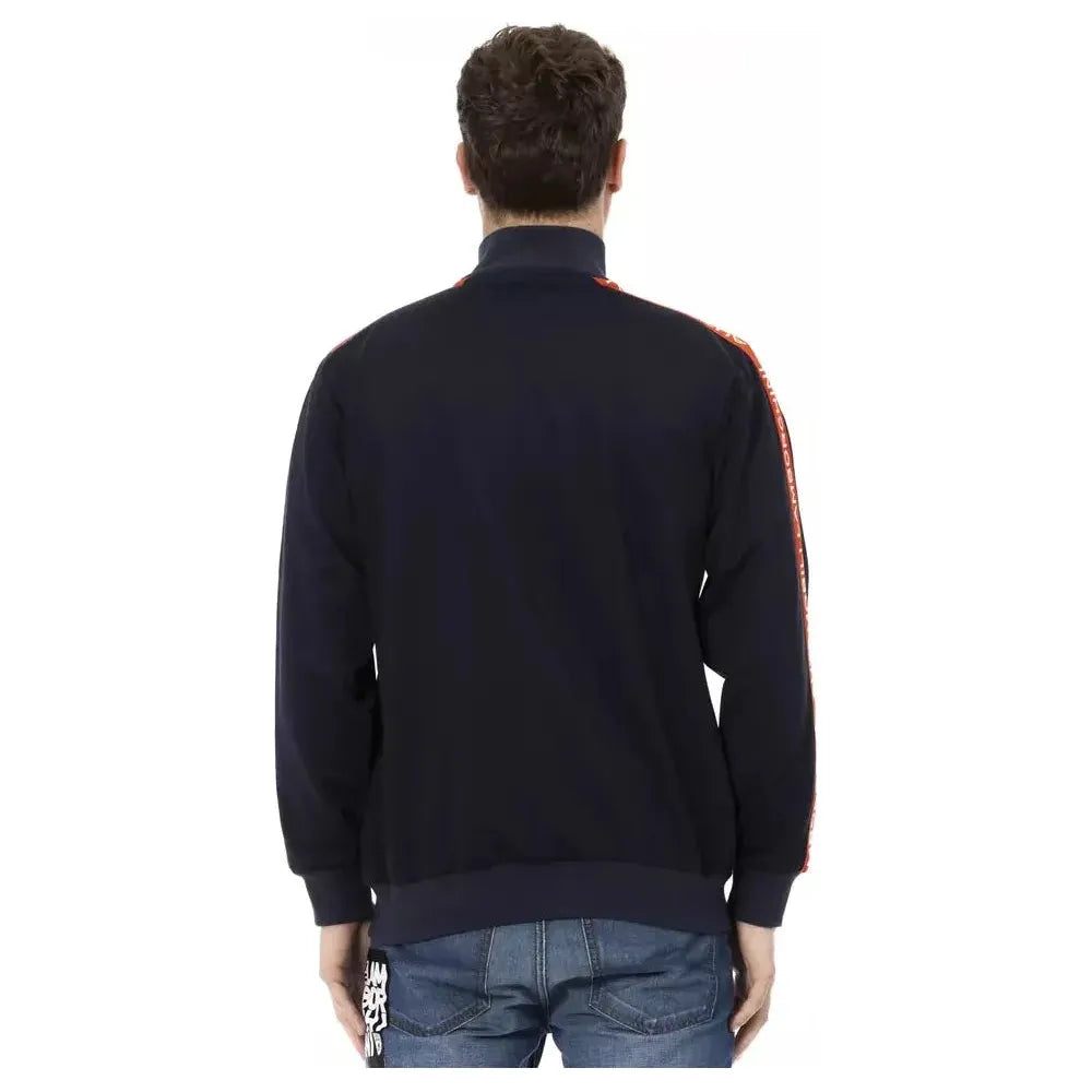 Automobili Lamborghini Blue Polyester Men Sweatshirt