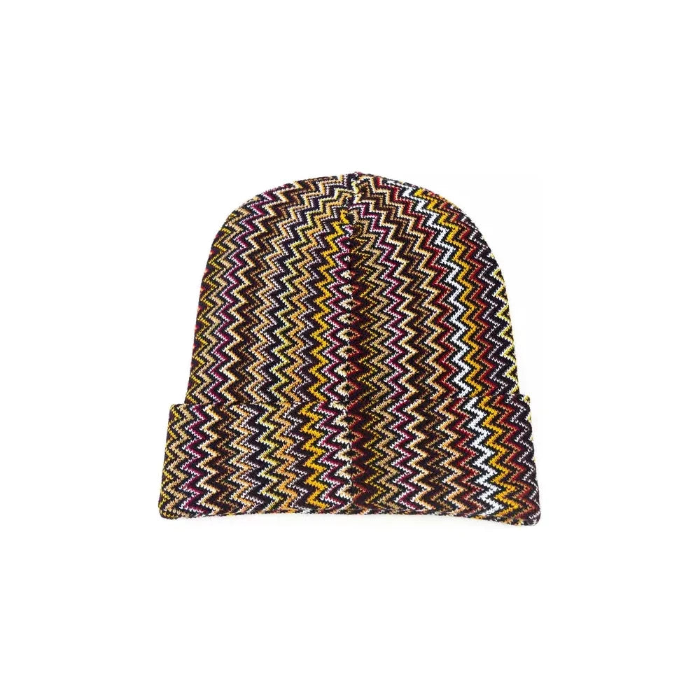 Missoni Multicolor Wool Men Cap Missoni