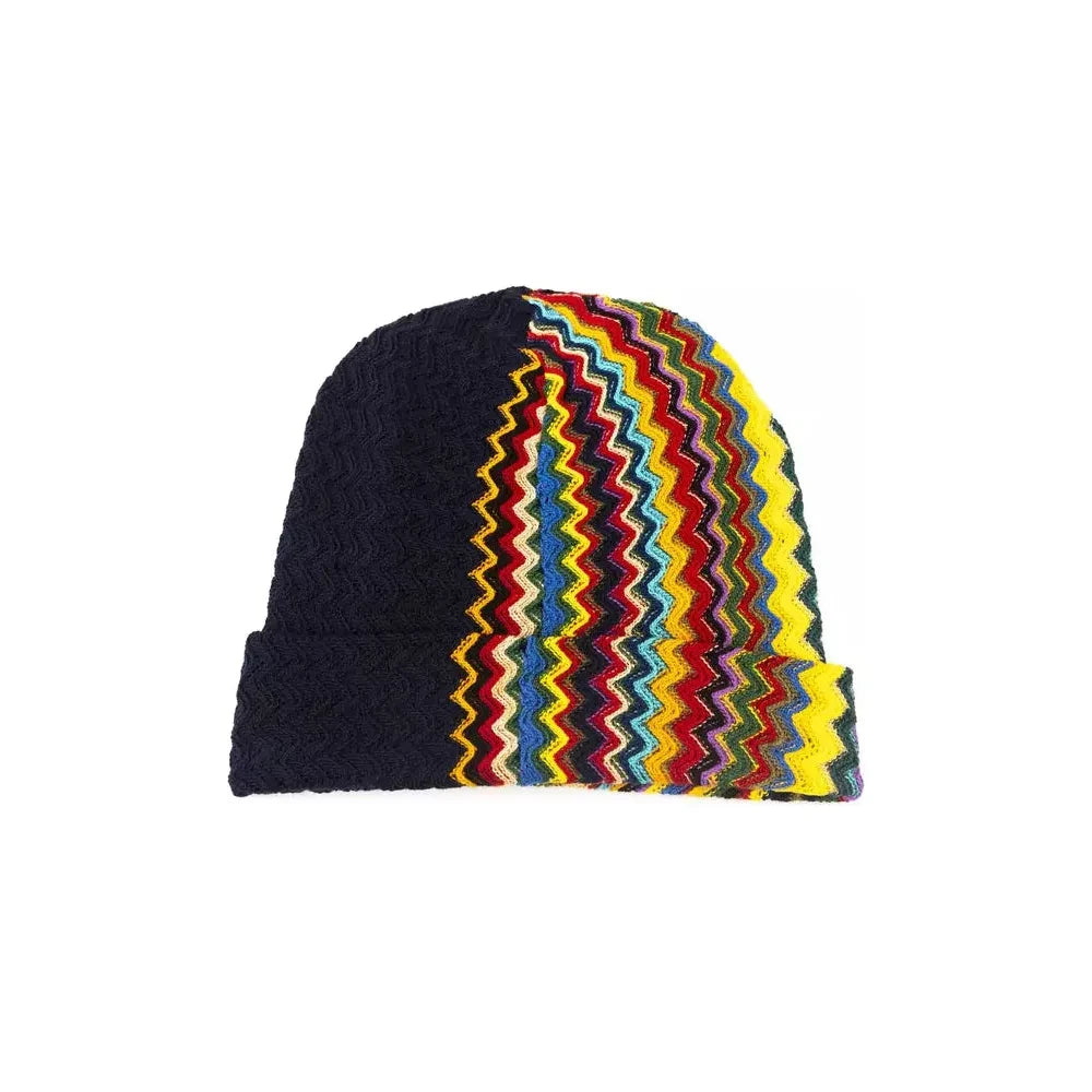 Missoni Multicolor Wool Mens Hat Missoni