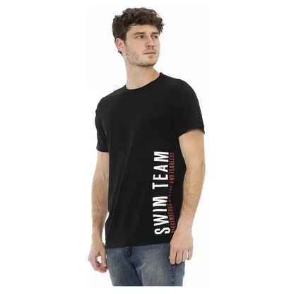 Bikkembergs Black Cotton Men T-Shirt